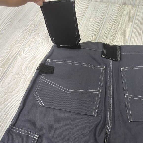 Bluewear Rough Workwear Mens 46 Cargo Shorts Gray Pockets 100% Cotton NWT - Picture 6 of 10